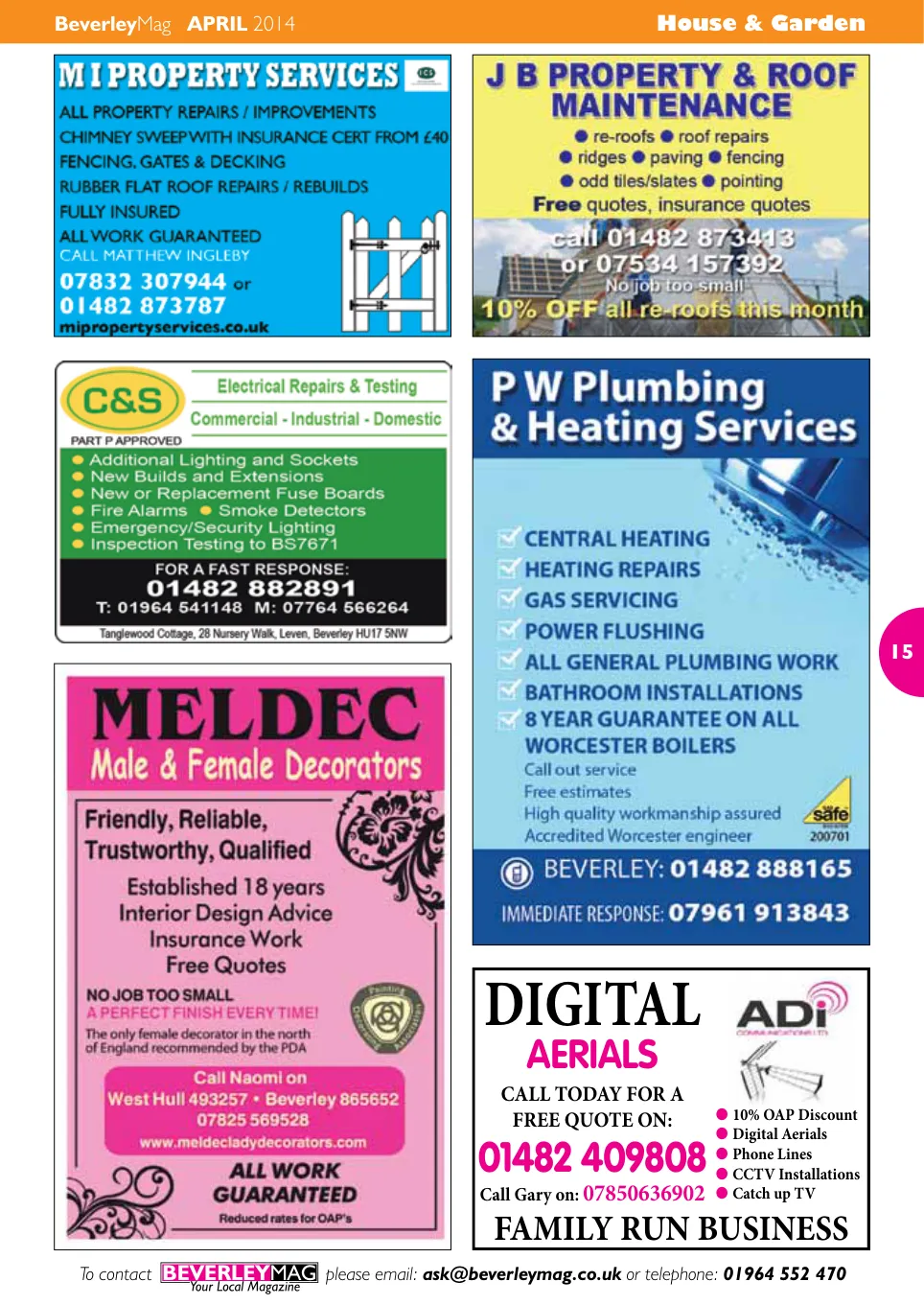 Beverley Magazine — April 2014 — Page 15 of 32