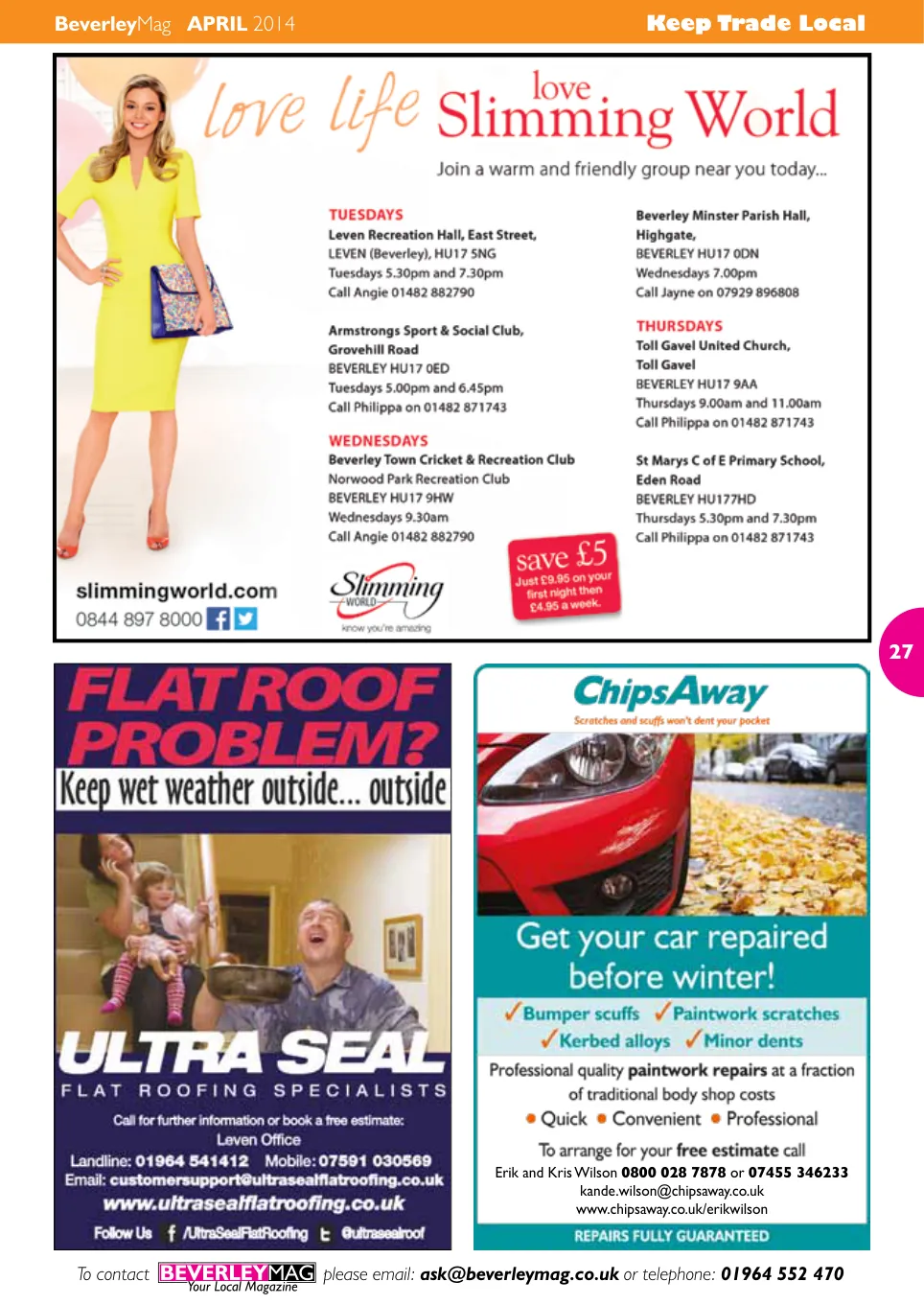 Beverley Magazine — April 2014 — Page 27 of 32