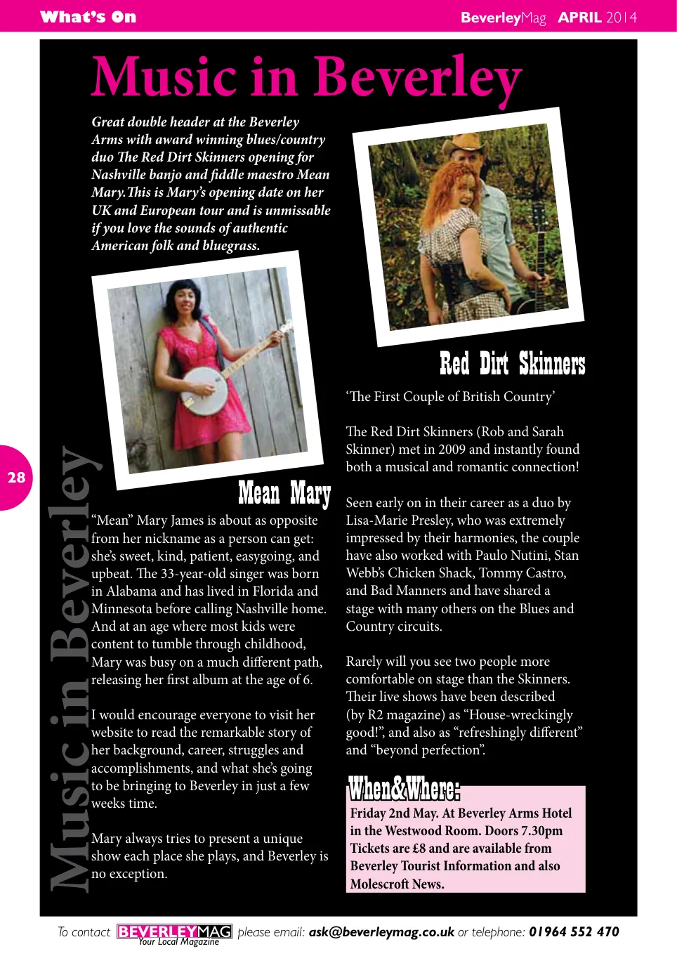 Beverley Magazine — April 2014 — Page 28 of 32