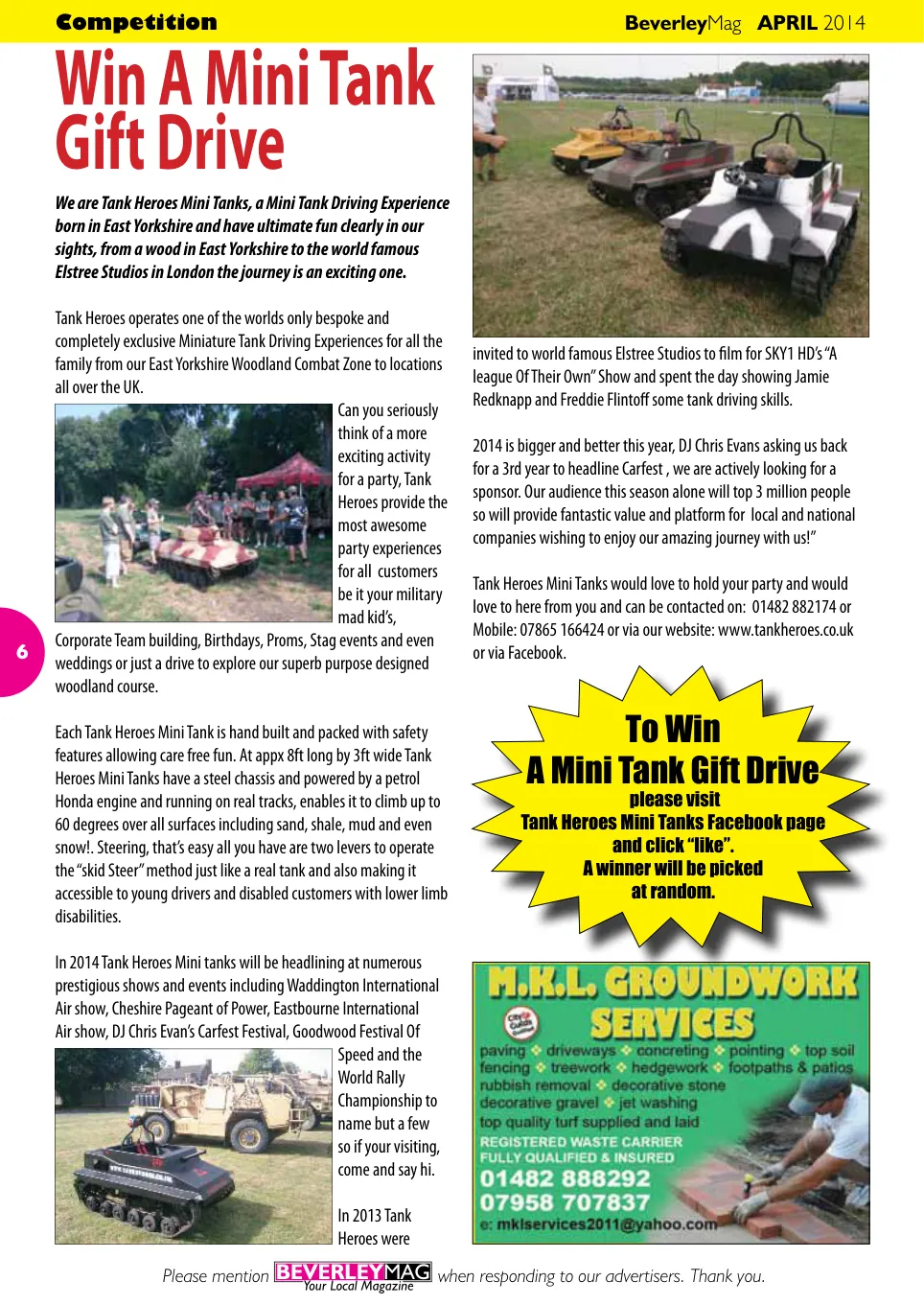 Beverley Magazine — April 2014 — Page 6 of 32