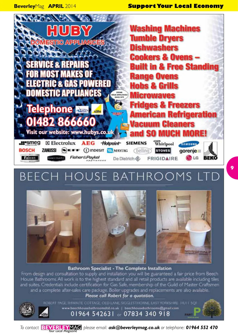 Beverley Magazine — April 2014 — Page 9 of 32