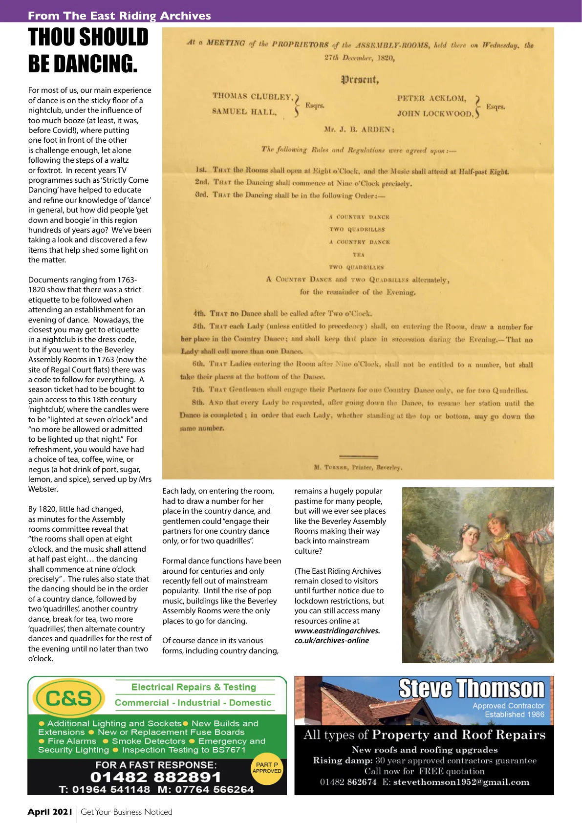 Beverley Magazine — April 2021 — Page 16 of 36