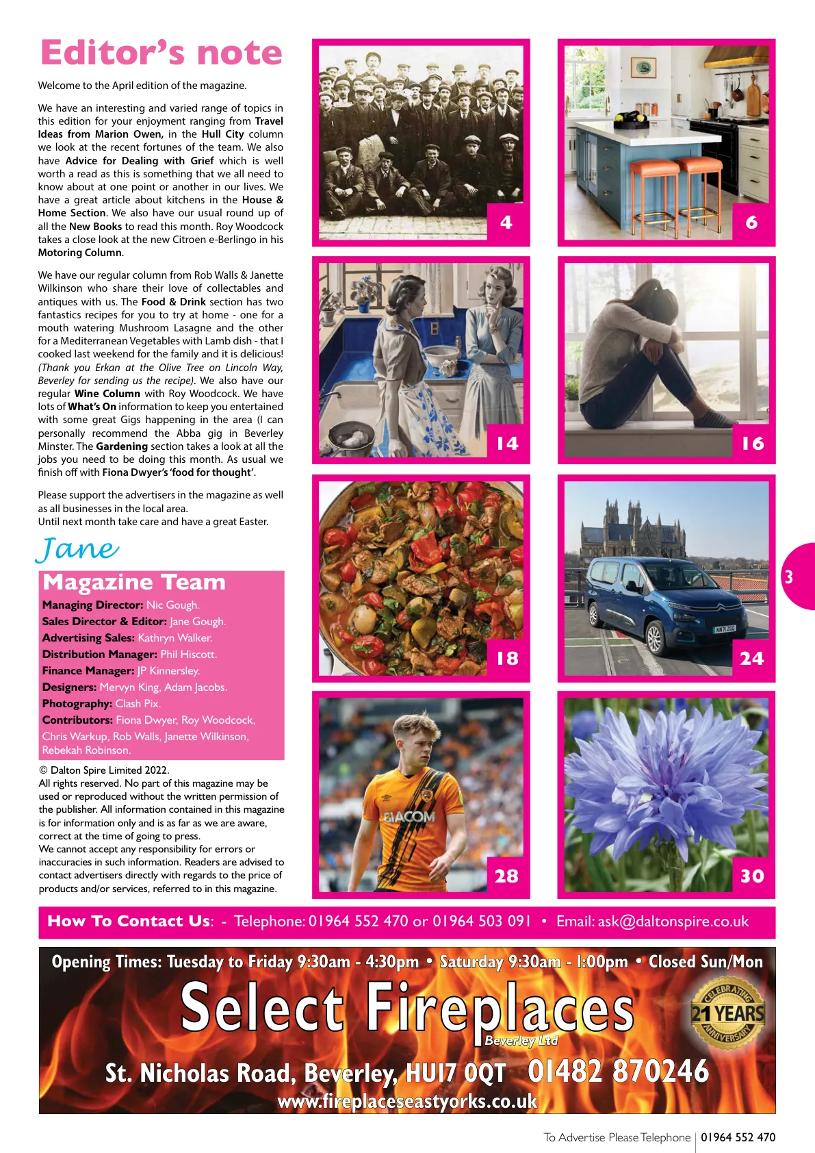 Beverley Magazine — April 2022 — Page 3 of 36