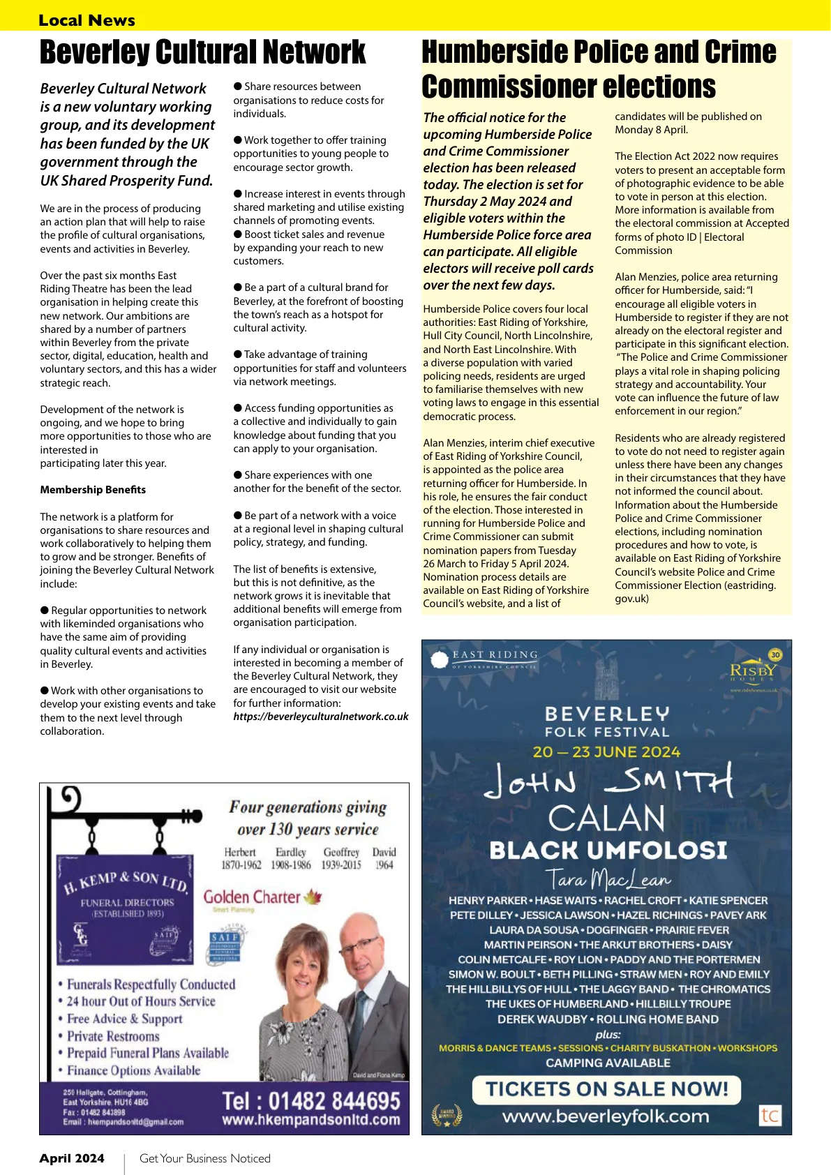 Beverley Magazine — April 2024 — Page 4 of 36