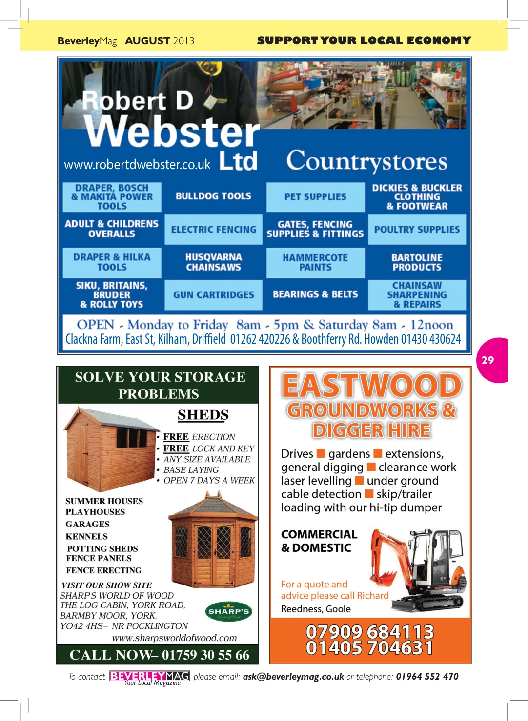 Beverley Magazine — August 2013 — Page 29 of 32