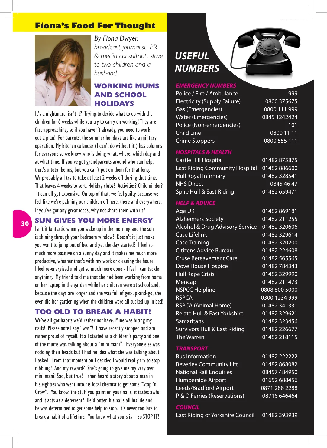 Beverley Magazine — August 2013 — Page 30 of 32