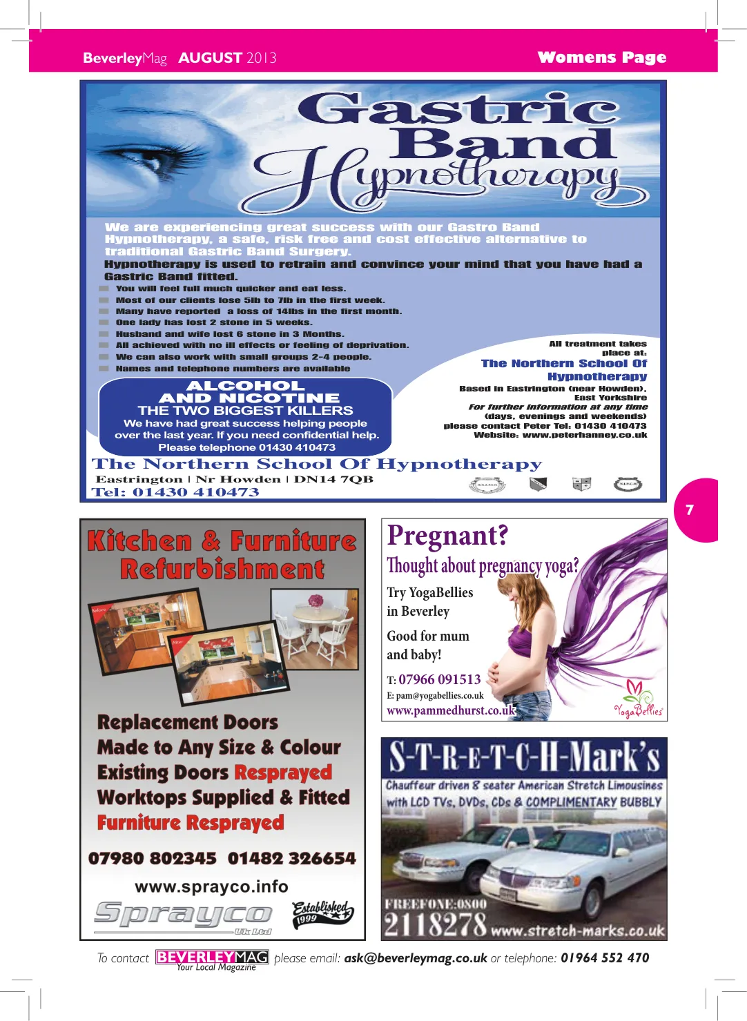 Beverley Magazine — August 2013 — Page 7 of 32