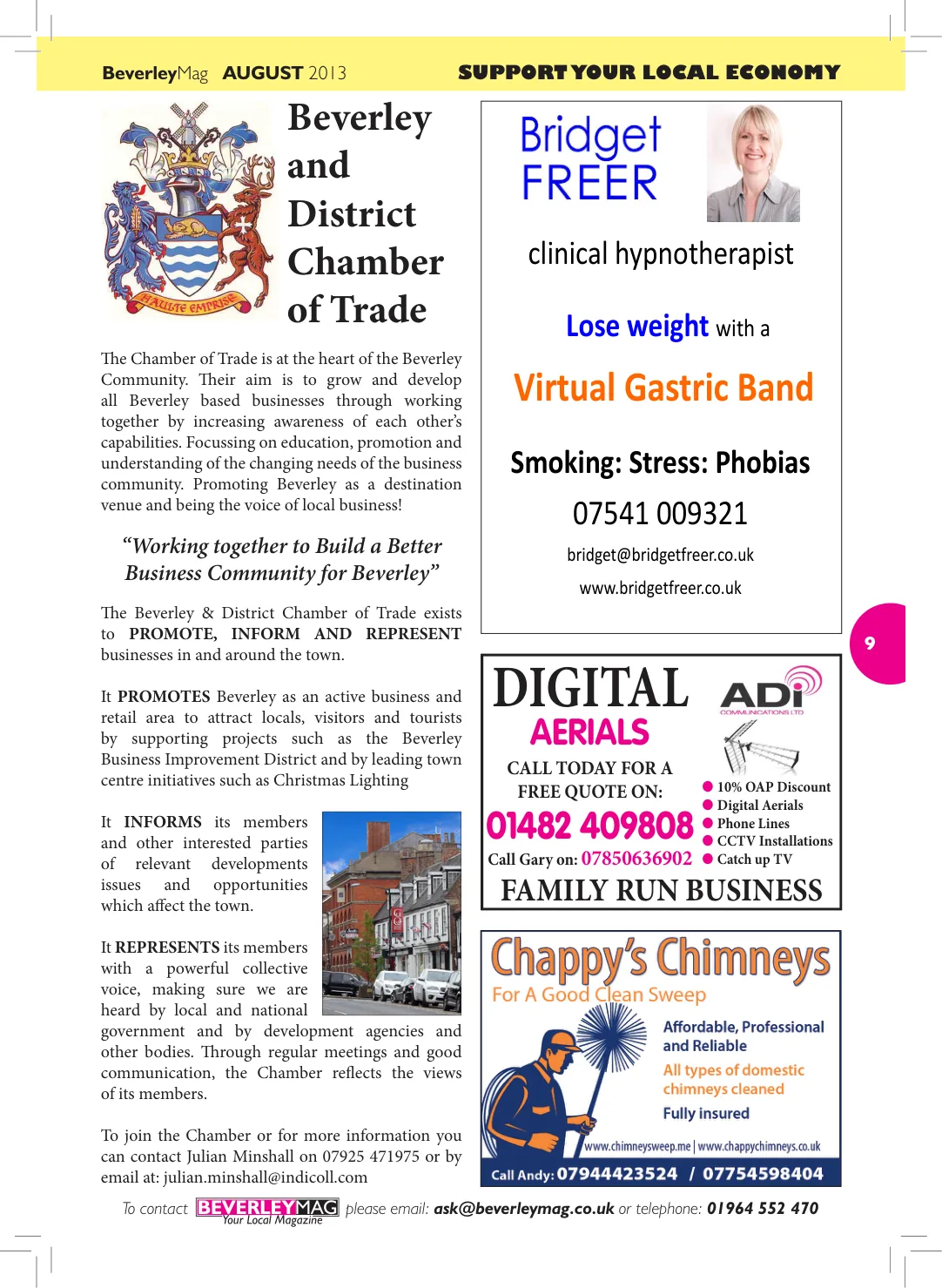 Beverley Magazine — August 2013 — Page 9 of 32