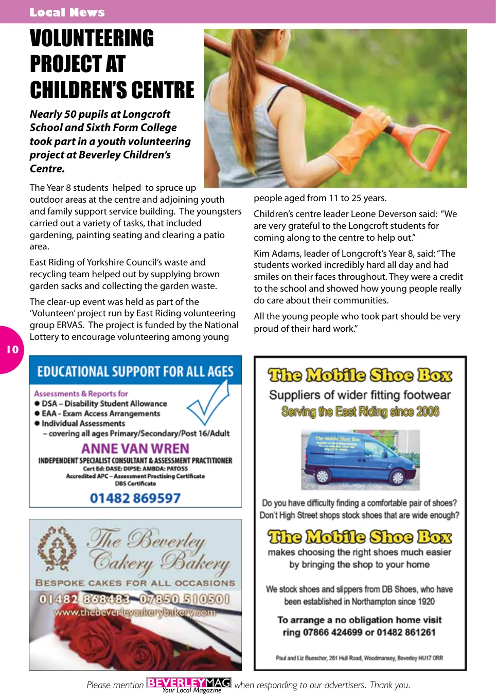 Beverley Magazine — August 2015 — Page 10 of 48