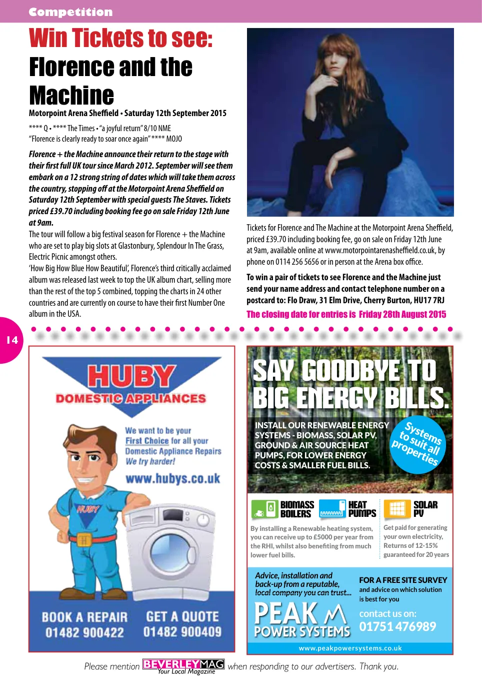 Beverley Magazine — August 2015 — Page 14 of 48