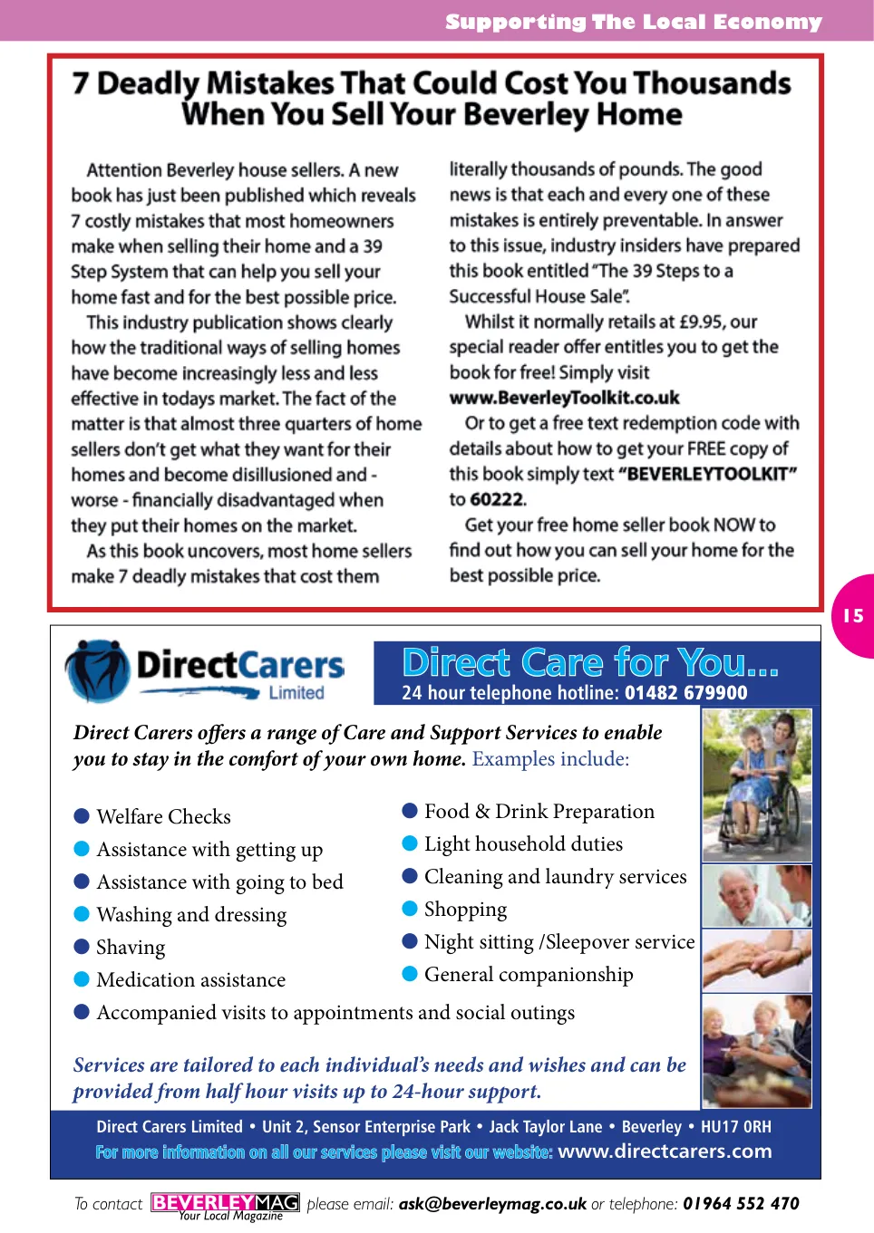 Beverley Magazine — August 2015 — Page 15 of 48