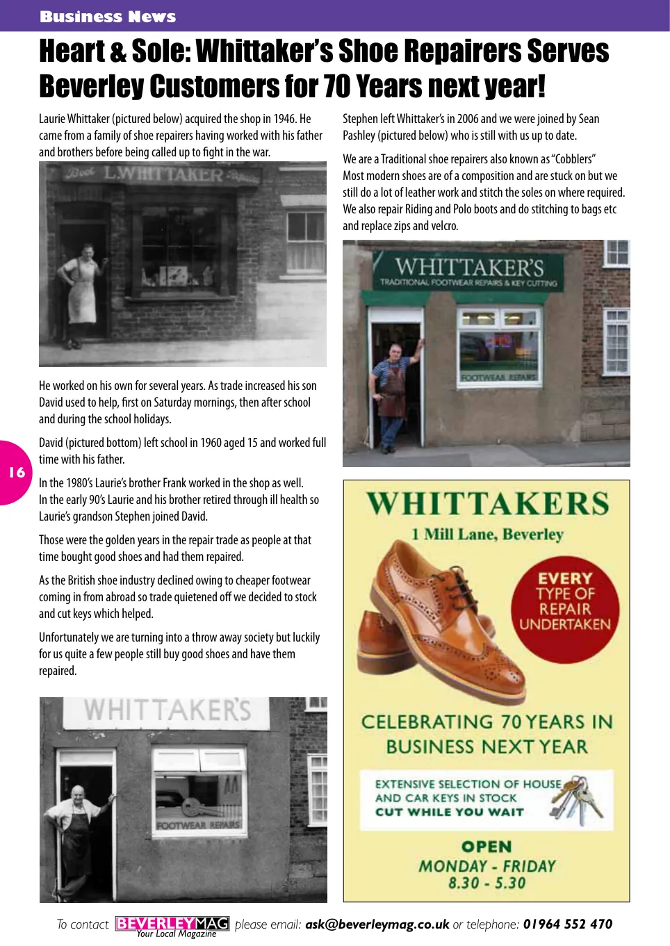 Beverley Magazine — August 2015 — Page 16 of 48