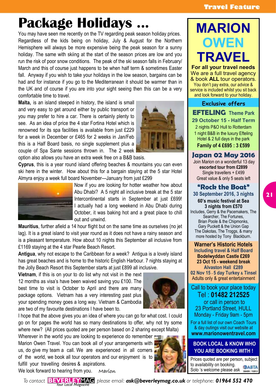 Beverley Magazine — August 2015 — Page 21 of 48