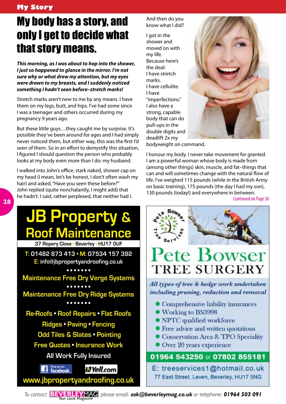Beverley Magazine — August 2015 — Page 28 of 48
