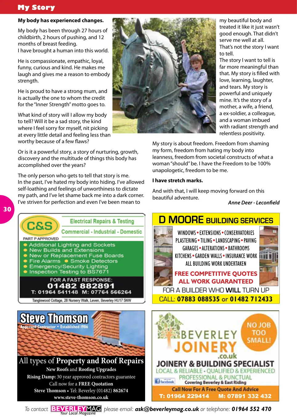 Beverley Magazine — August 2015 — Page 30 of 48
