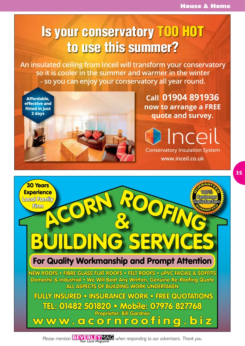 Beverley Magazine — August 2015 — Page 35 of 48