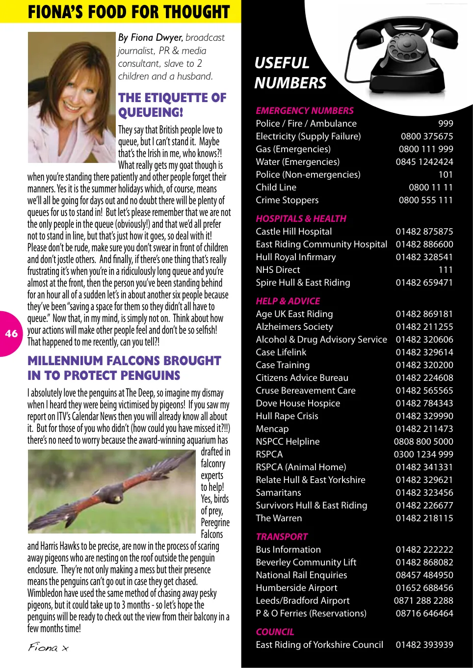 Beverley Magazine — August 2015 — Page 46 of 48