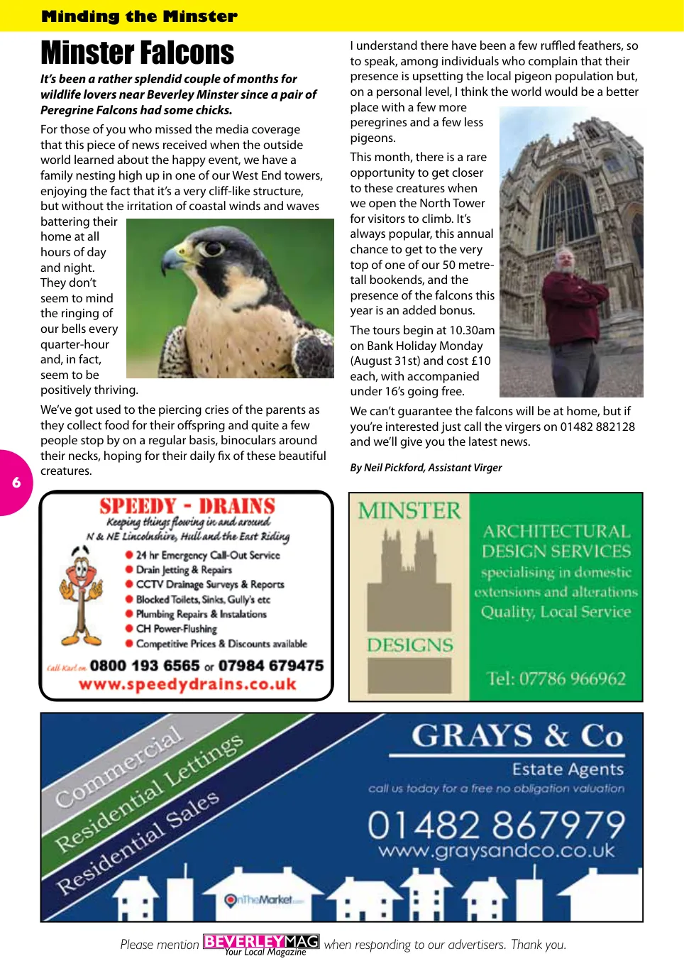 Beverley Magazine — August 2015 — Page 6 of 48