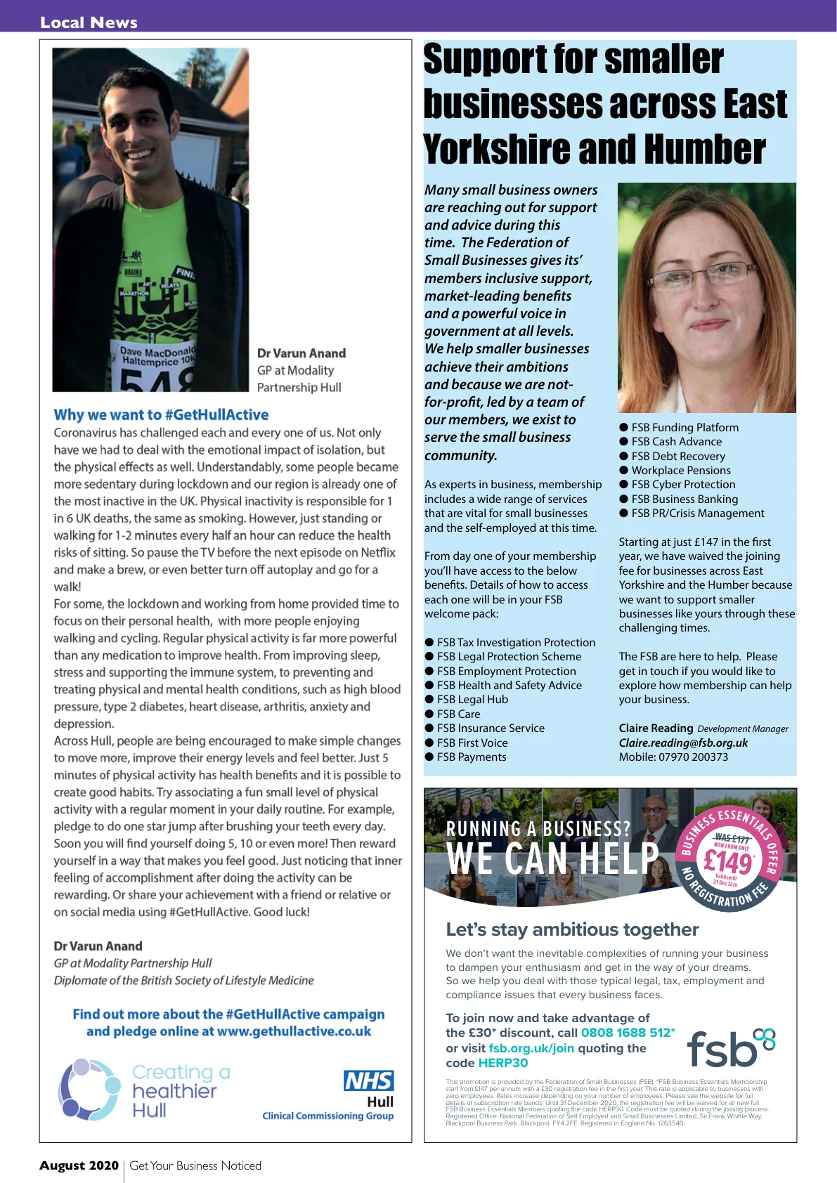 Beverley Magazine — August 2020 — Page 18 of 28