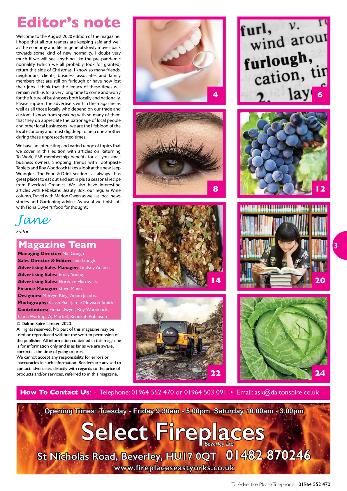 Beverley Magazine — August 2020 — Page 3 of 28