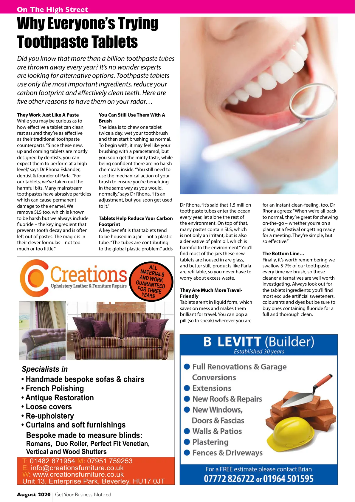 Beverley Magazine — August 2020 — Page 4 of 28