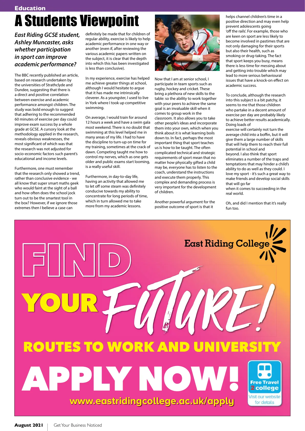 Beverley Magazine — August 2021 — Page 16 of 44