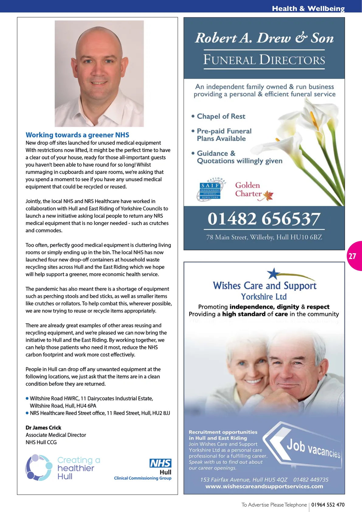 Beverley Magazine — August 2021 — Page 27 of 44