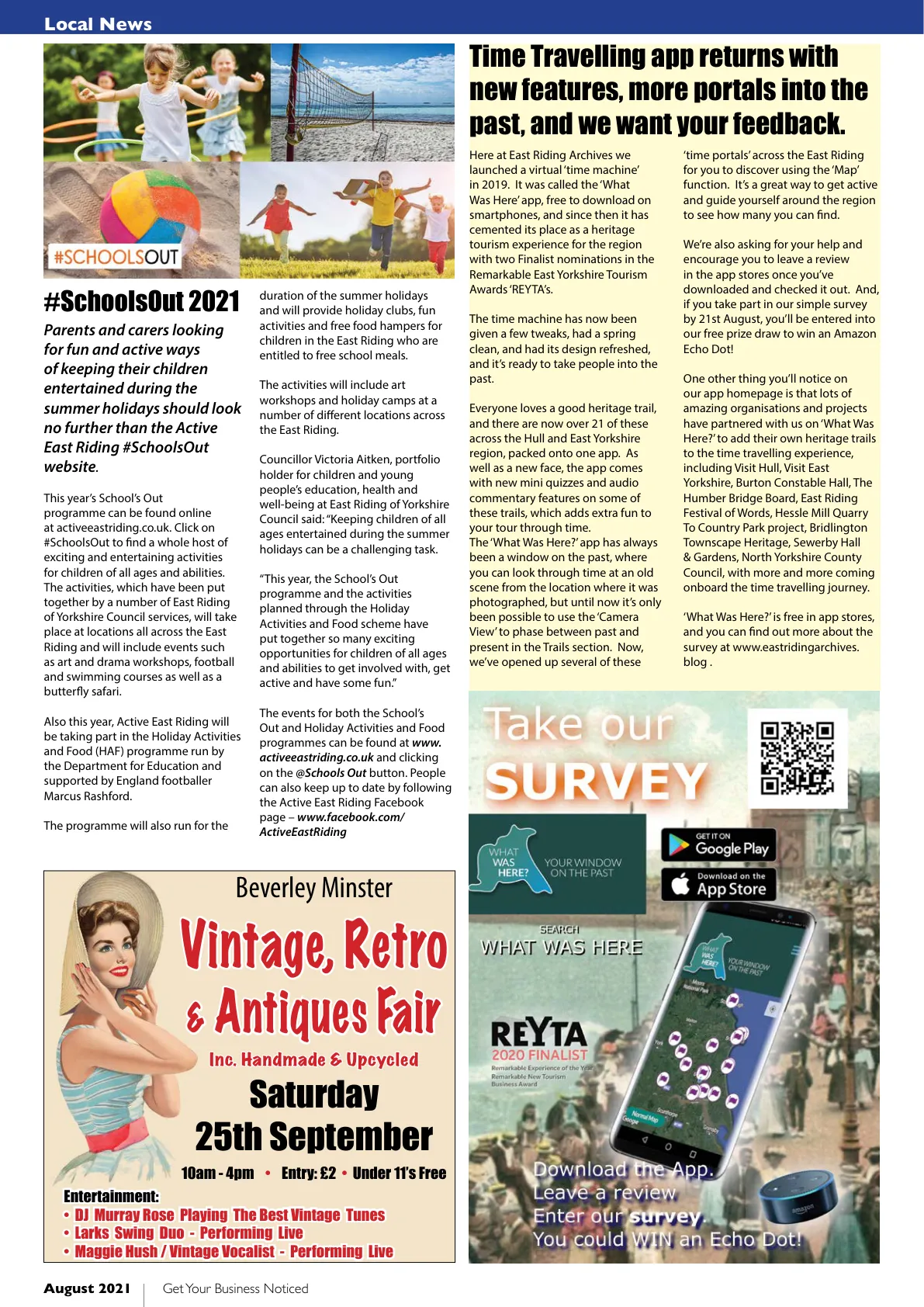 Beverley Magazine — August 2021 — Page 4 of 44