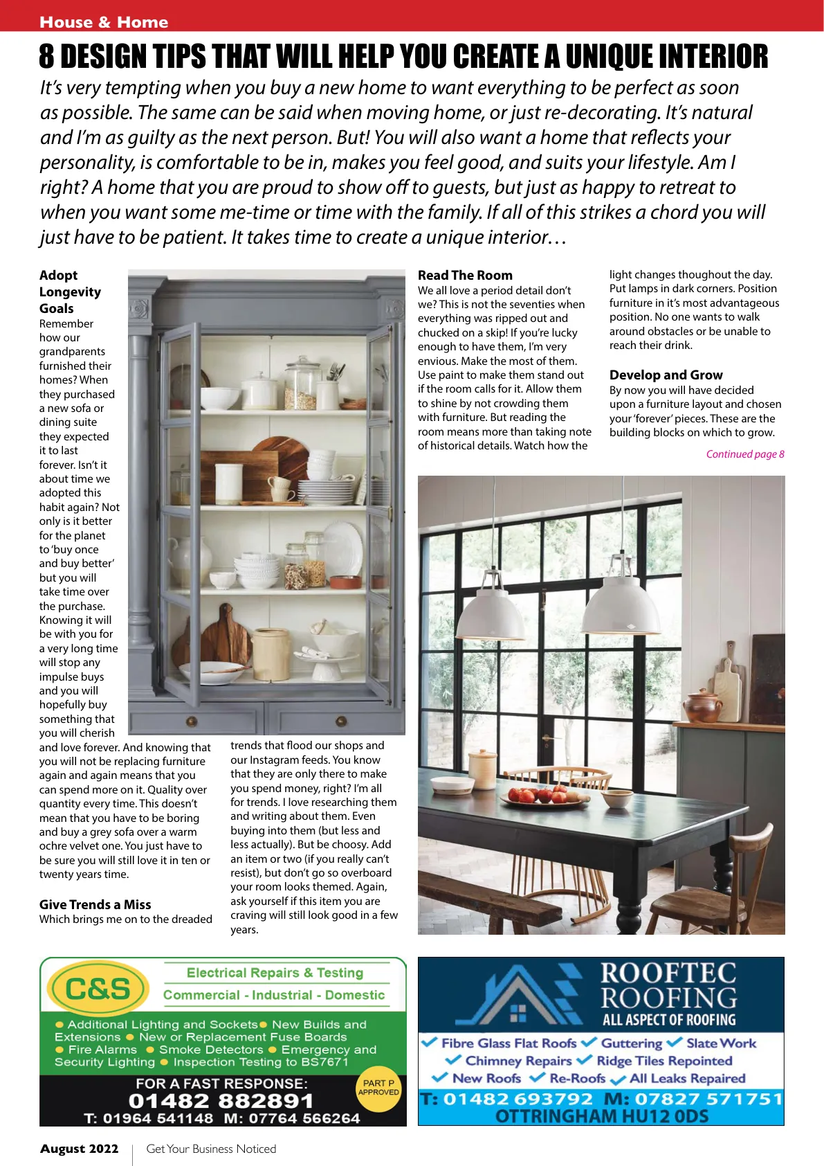 Beverley Magazine — August 2022 — Page 6 of 36