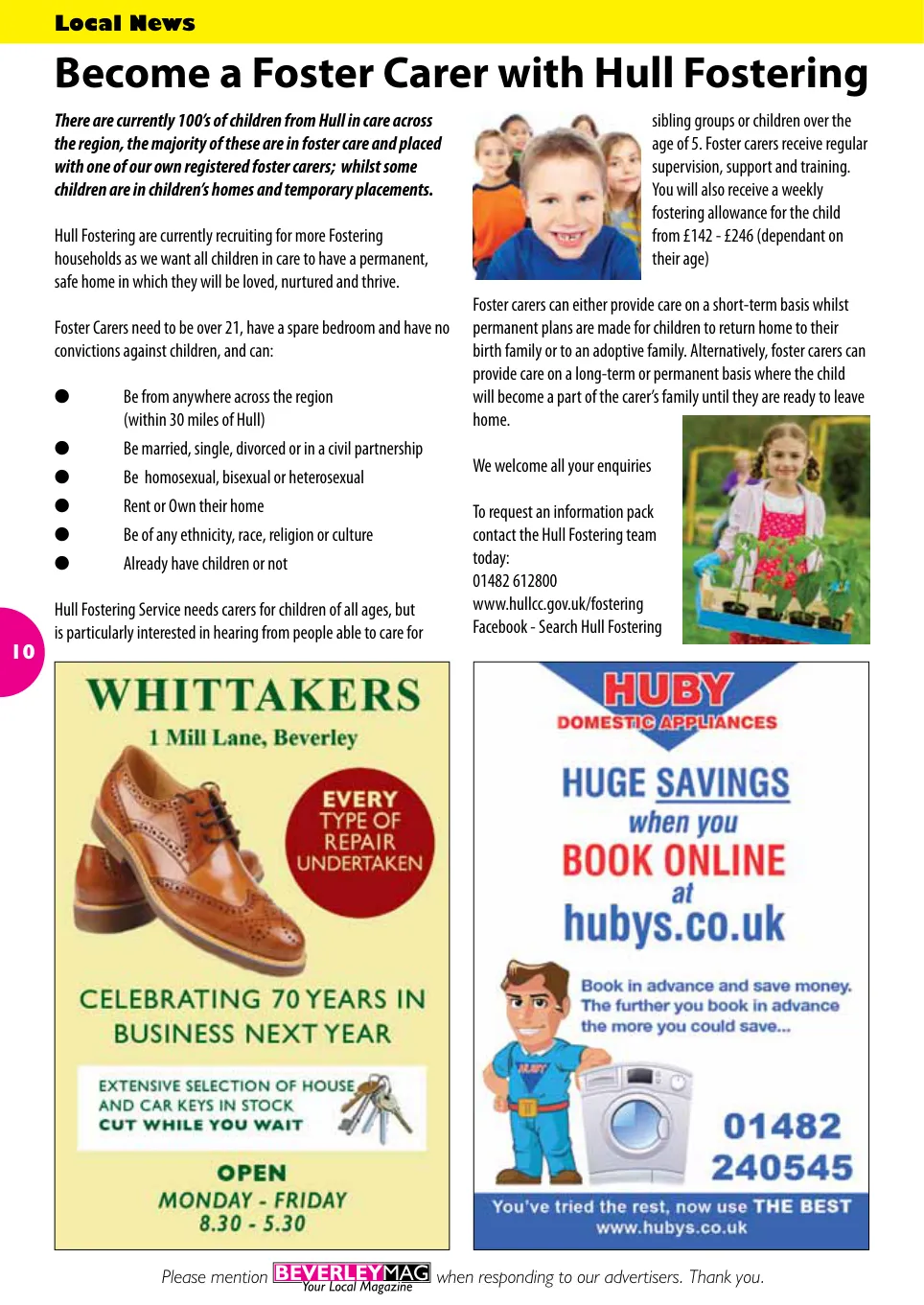 Beverley Magazine — December 2015 — Page 10 of 48