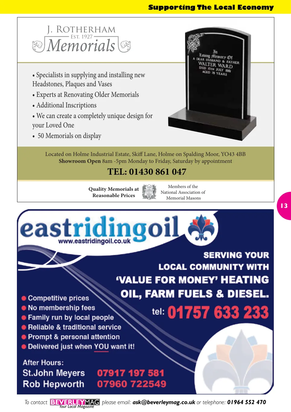 Beverley Magazine — December 2015 — Page 13 of 48