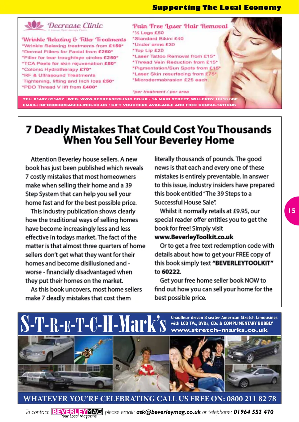 Beverley Magazine — December 2015 — Page 15 of 48