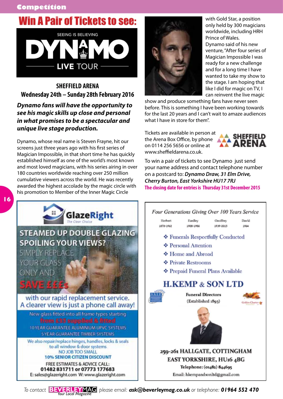 Beverley Magazine — December 2015 — Page 16 of 48