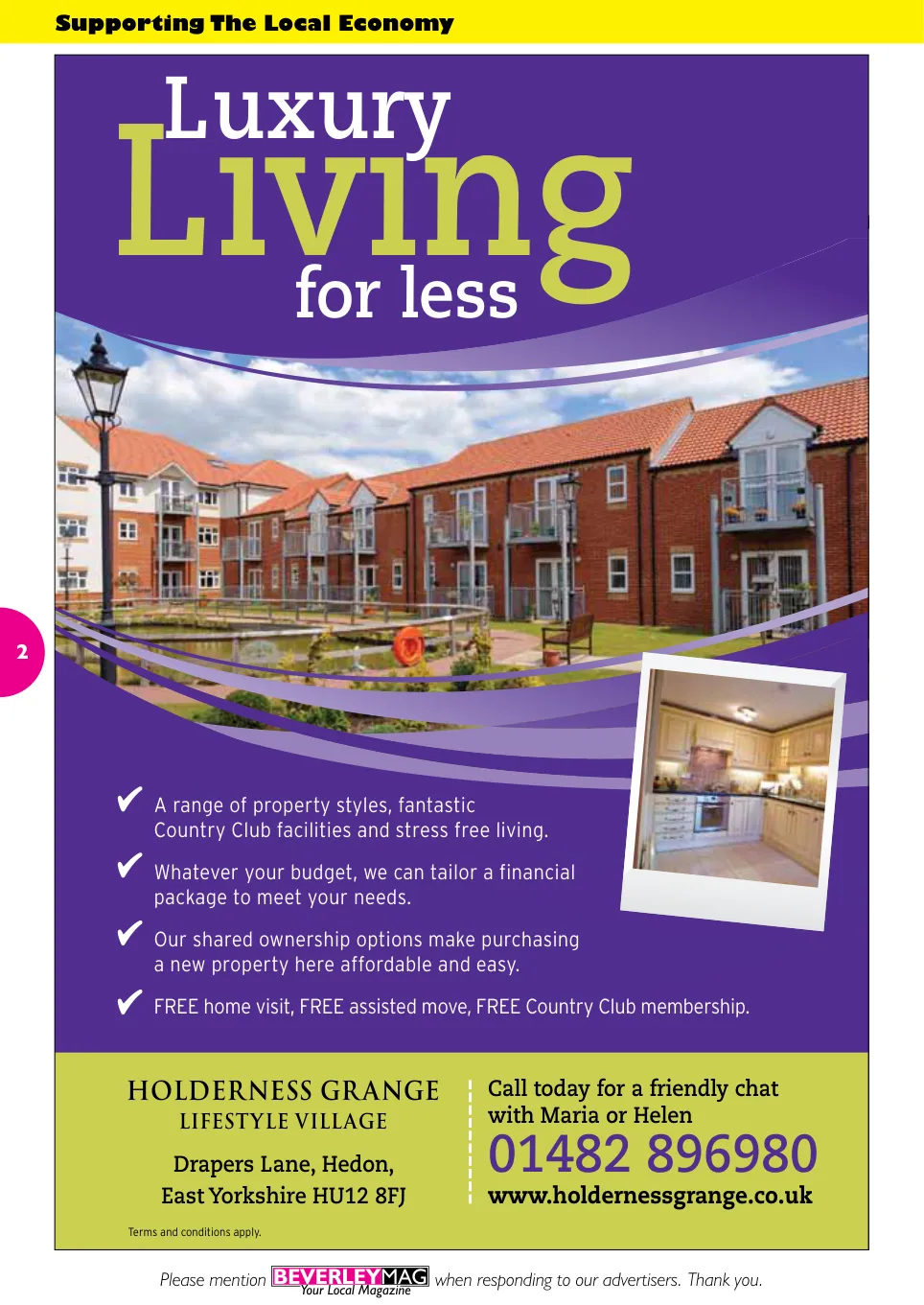 Beverley Magazine — December 2015 — Page 2 of 48