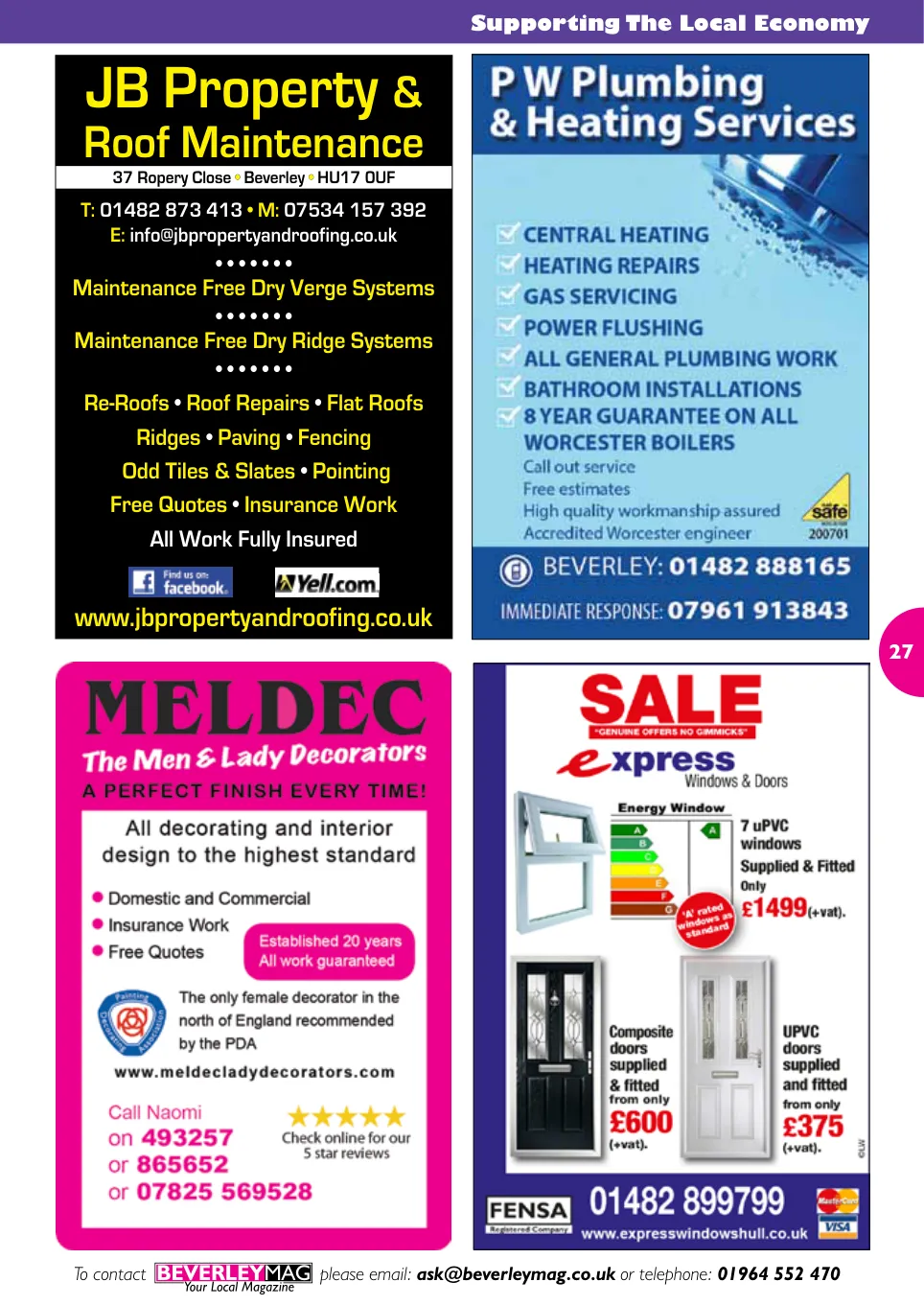 Beverley Magazine — December 2015 — Page 27 of 48