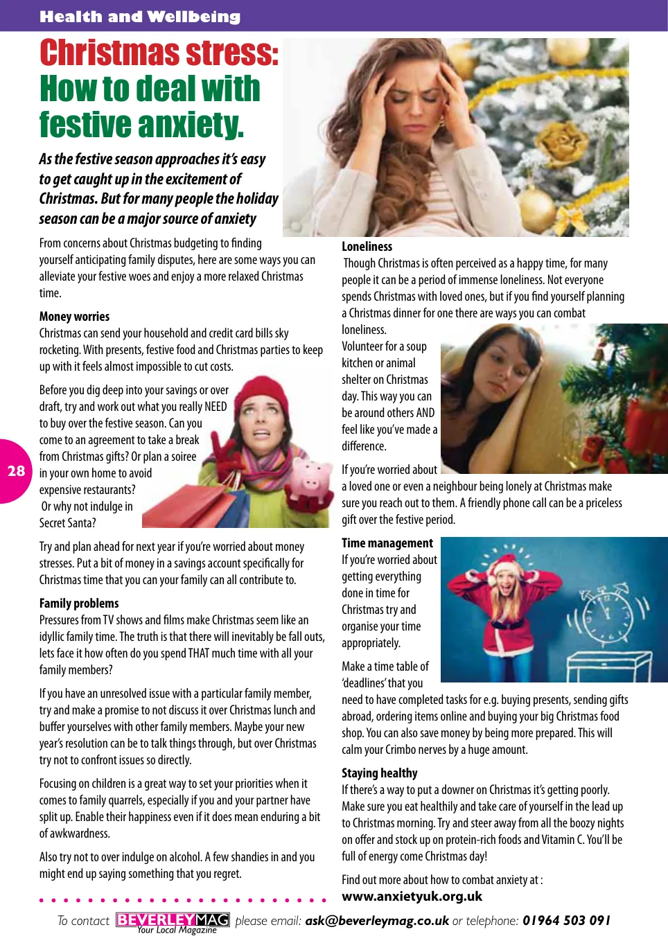 Beverley Magazine — December 2015 — Page 28 of 48