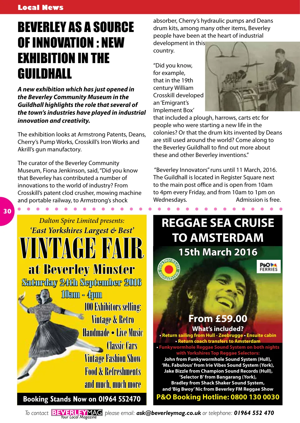 Beverley Magazine — December 2015 — Page 30 of 48