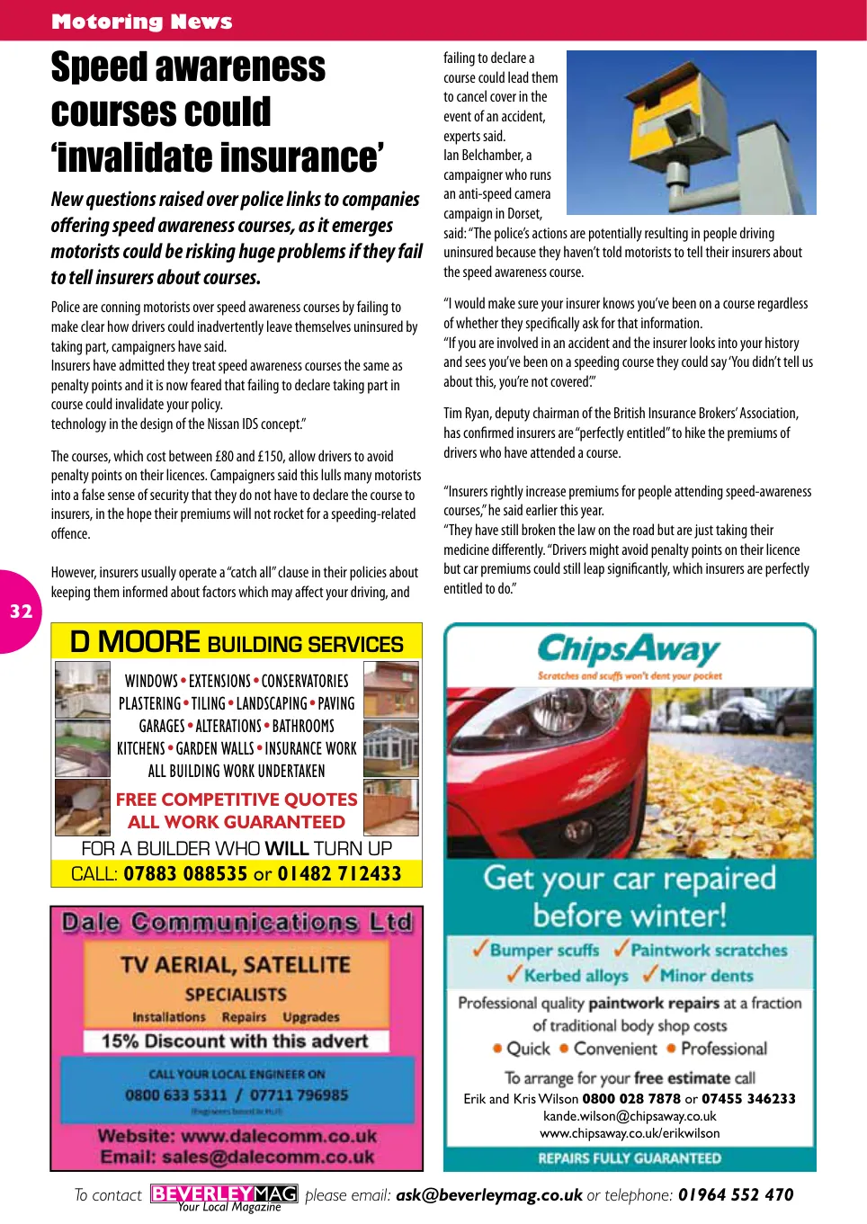 Beverley Magazine — December 2015 — Page 32 of 48