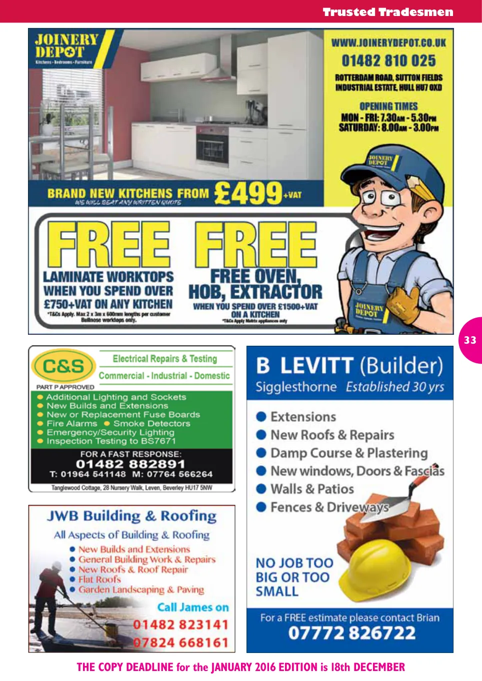 Beverley Magazine — December 2015 — Page 33 of 48