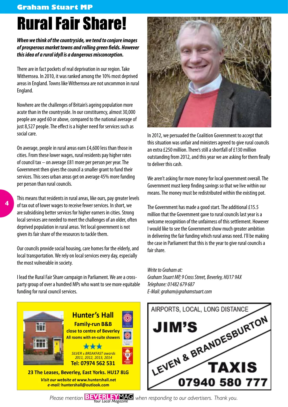 Beverley Magazine — December 2015 — Page 4 of 48