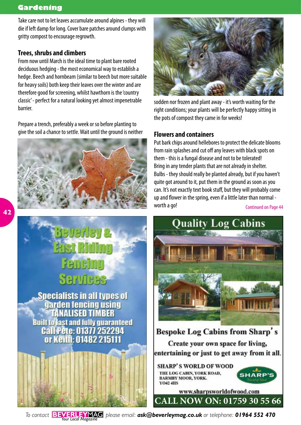 Beverley Magazine — December 2015 — Page 42 of 48