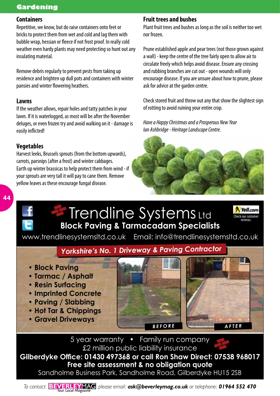 Beverley Magazine — December 2015 — Page 44 of 48