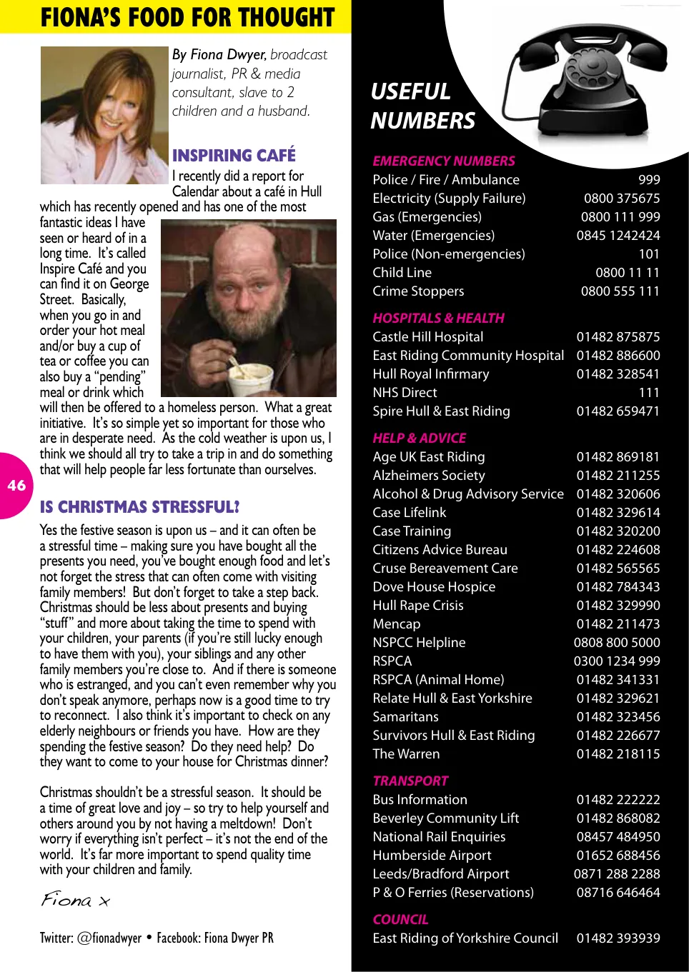 Beverley Magazine — December 2015 — Page 46 of 48