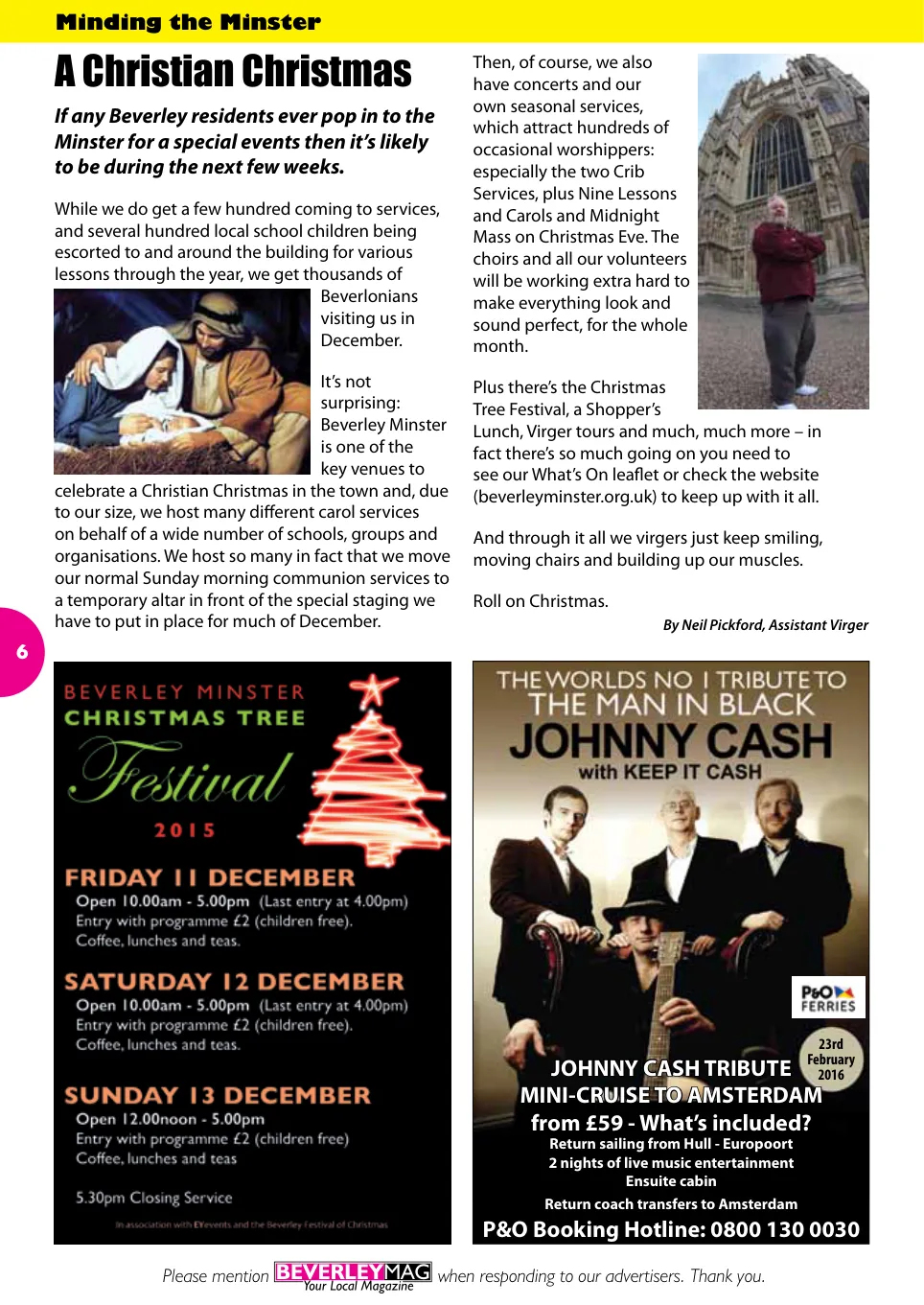 Beverley Magazine — December 2015 — Page 6 of 48