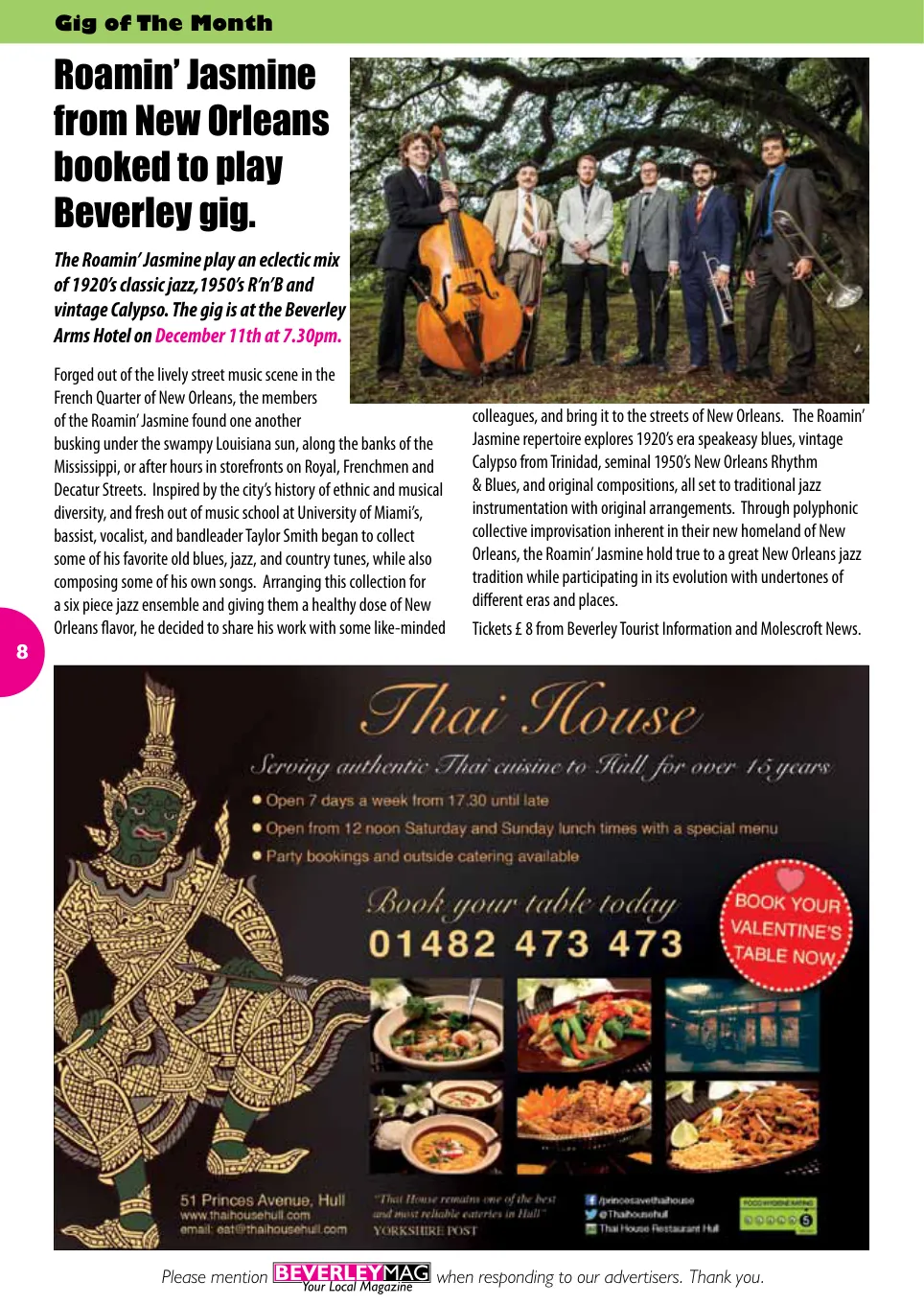Beverley Magazine — December 2015 — Page 8 of 48