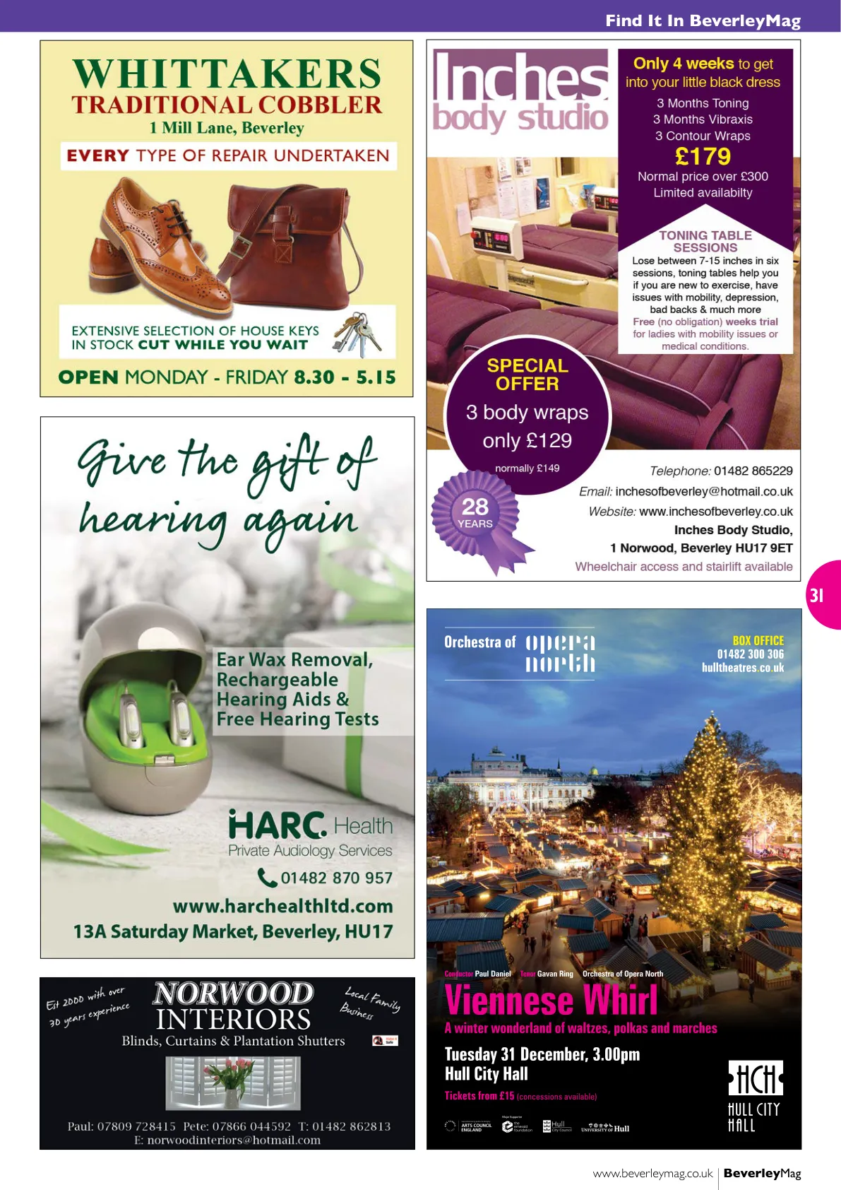 Beverley Magazine — December 2019 — Page 31 of 52