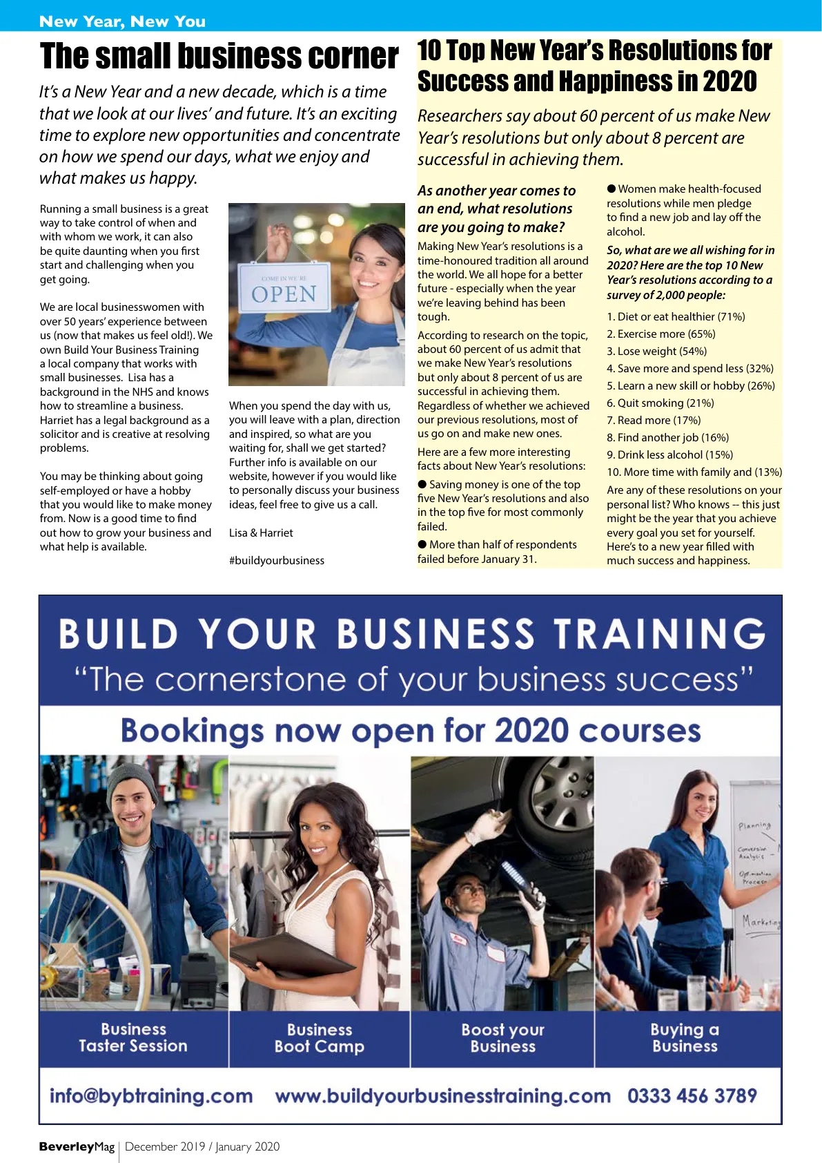 Beverley Magazine — December 2019 — Page 34 of 52
