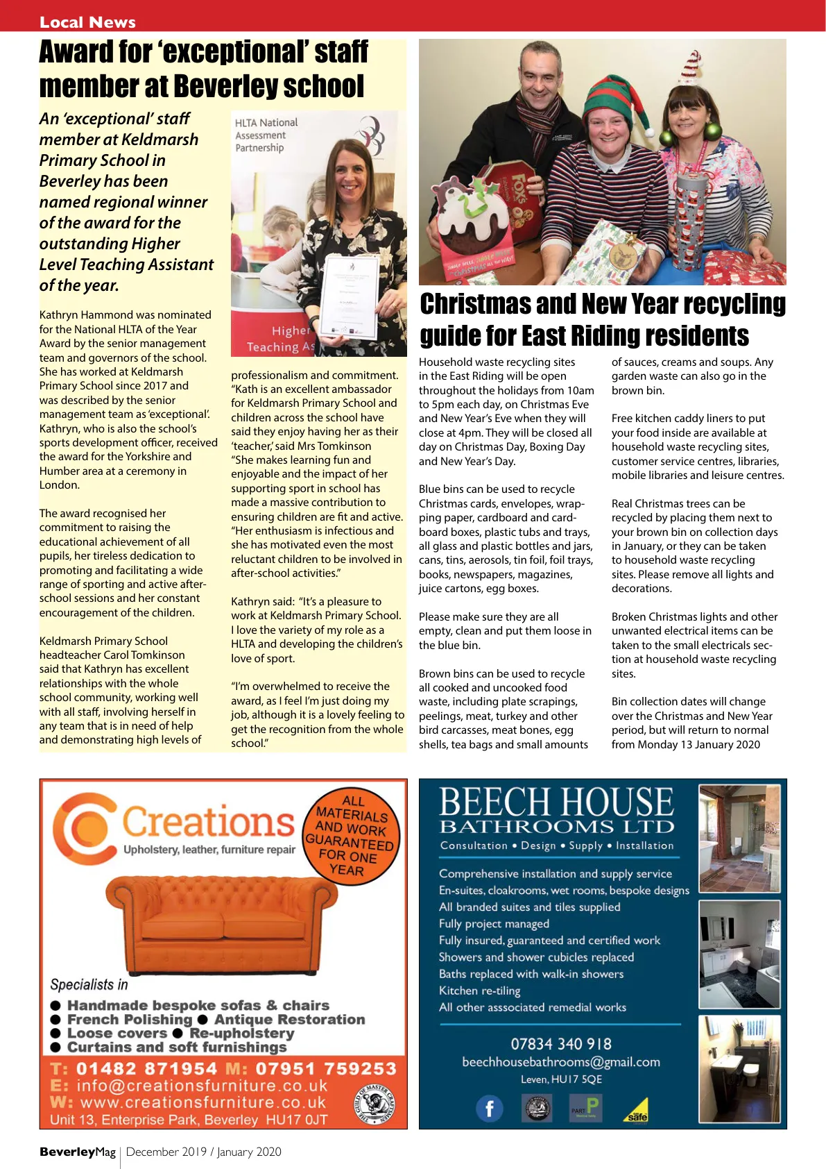 Beverley Magazine — December 2019 — Page 4 of 52