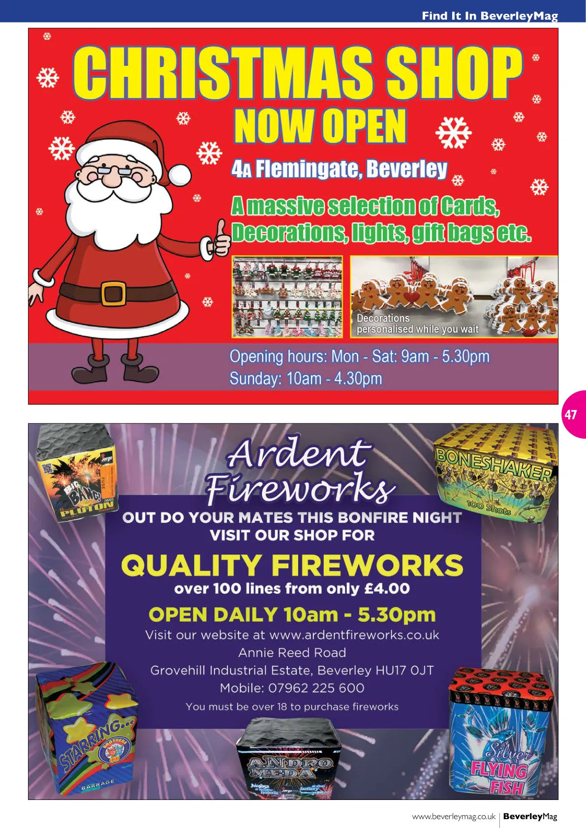 Beverley Magazine — December 2019 — Page 47 of 52