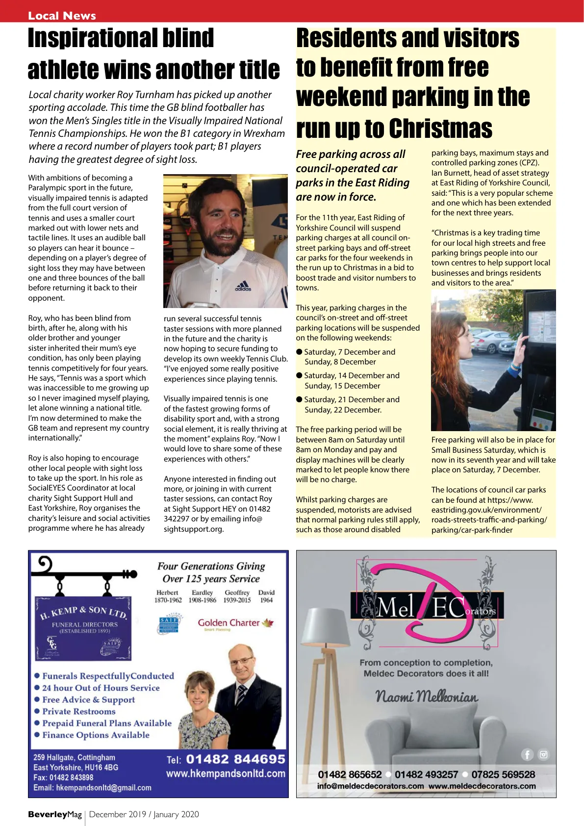 Beverley Magazine — December 2019 — Page 6 of 52